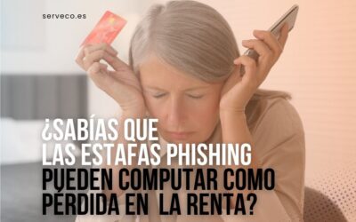 Las estafas de phishing pueden computar como pérdida patrimonial en la Renta