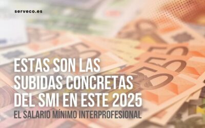 Conoce las subidas del Salario Mínimo Interprofesional SMI en este 2025