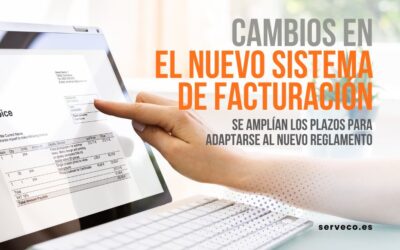 Cambios en el nuevo sistema de facturación. Se amplían los plazos.